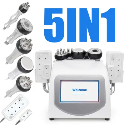 6 In 1 Vacuum Cavitation 40K Bipolar RF Photon LED Laser Slimming Machine for Spa Salon Studio Home Use | WL-9392S