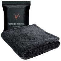 VIKING V+ Premium Microfiber Towel for Car Drying, Twisted Loop, Soft and Super Absorbent, Thick 1200gsm Towel for Car Detail...