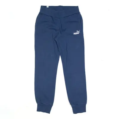 PUMA Joggers Blue Tapered Mens XS W26 L27
