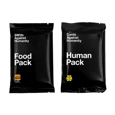 Food Pack/Human Pack, 1 Bag Cards Against Humanity, Mini Expansion Pack, Funny Card Game for Festival Party Christmas Toy Gif...