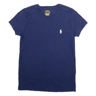 POLO RALPH LAUREN Mens T-Shirt Blue XS