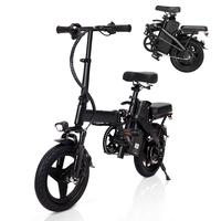 48V12Ah Electric Bike,400W Motor Folding Ebike,20+MPH Electric Bicycle with RemovableBattery, Commuting E-Bike, High Brushles...