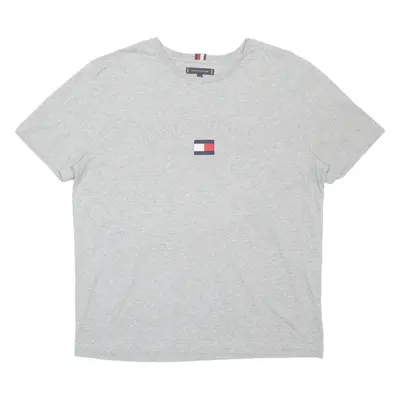TOMMY HILFIGER Mens T-Shirt Grey 2XL