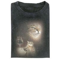 [Flashsale up to 70%]Retro Funny Vintage tshirt, Funny Wine Memes, Cat Portrait T-shirt, Unisex Meme Cringe Funny Dumb Menswe...