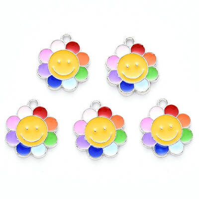 Alloy Enamel Pendants