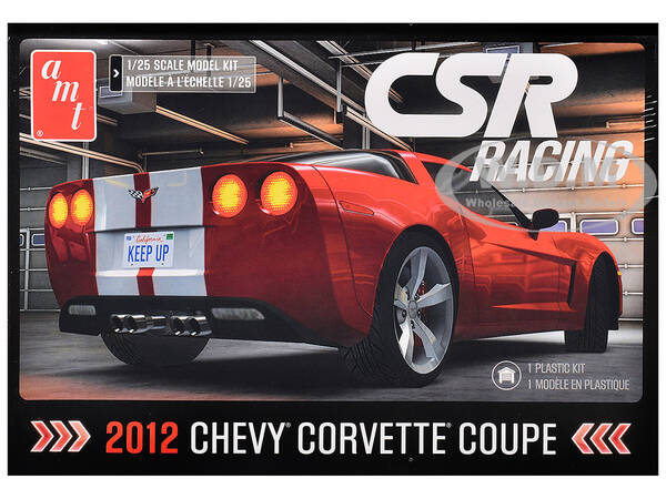 Skill 2 Model Kit 2012 Chevrolet Corvette Coupe CSR Racing 1/25 Scale Model by AMT