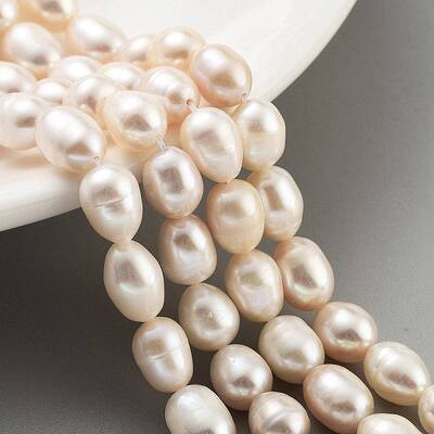 Natural Cultured Freshwater Pearl Beads Strands
