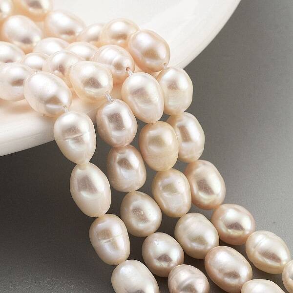 Natural Cultured Freshwater Pearl Beads Strands