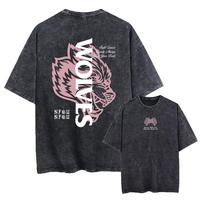 Sport Vintage Washed T-Shirts Gym Bodybuilding Oversized Men Clothing Summer Fitness Tee Workout Sport Top