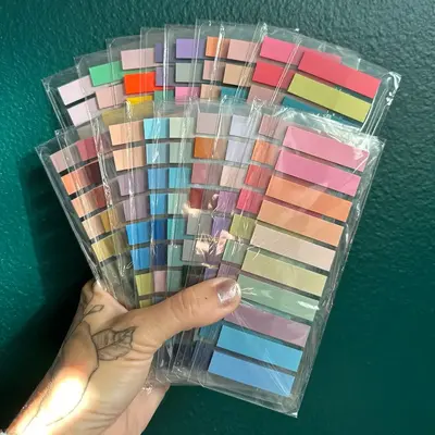 3600 Book Annotation Tabs- 18 color sets NEW COLORS