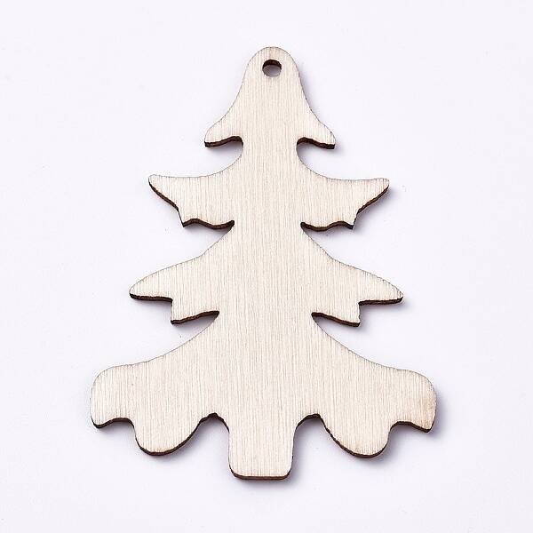 Undyed Wood Big Pendants