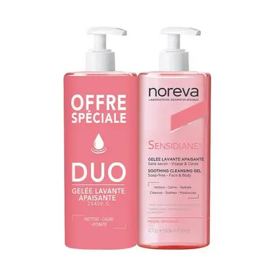 Noreva Sensidiane Soothing Cleansing Gelatin 2x400g