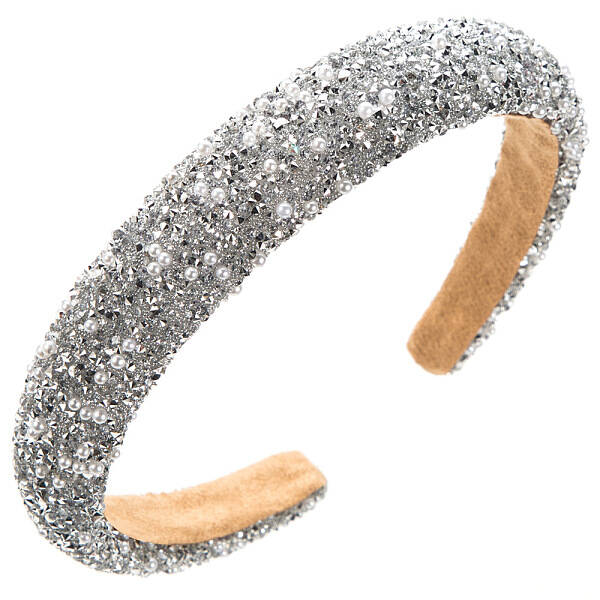 Pearl Rhinestone Hair Bands