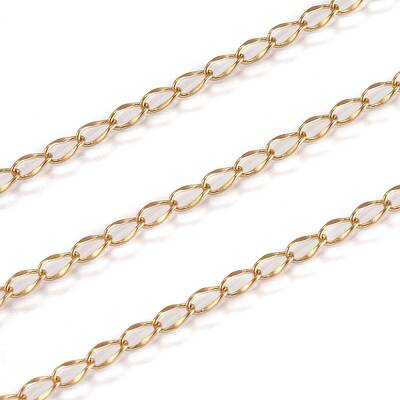 Ion Plating(IP) 304 Stainless Steel Twisted Chains