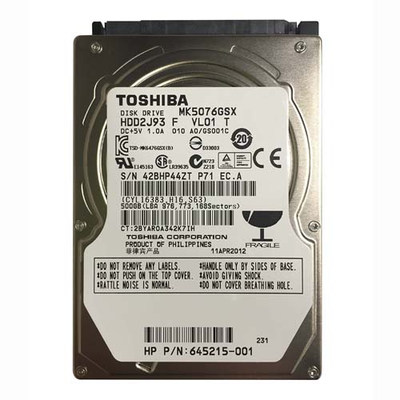 645215-001 HP 500GB 5400RPM SATA 3Gb/s 8MB Cache 2.5-inch Hard Drive for Pavilion G6 Series