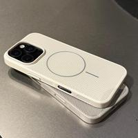 Honeycomb Mesh Cooling Case for Apple 16 Mobile Phone Magnetic 15/14/13 Pro Max Breathable 14 Personality Screen Protector Co...