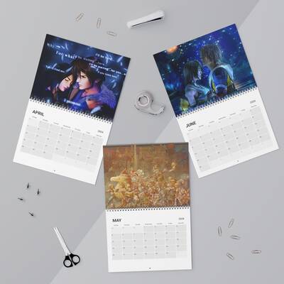 Final Fantasy Franchise Wall Calendar 2024