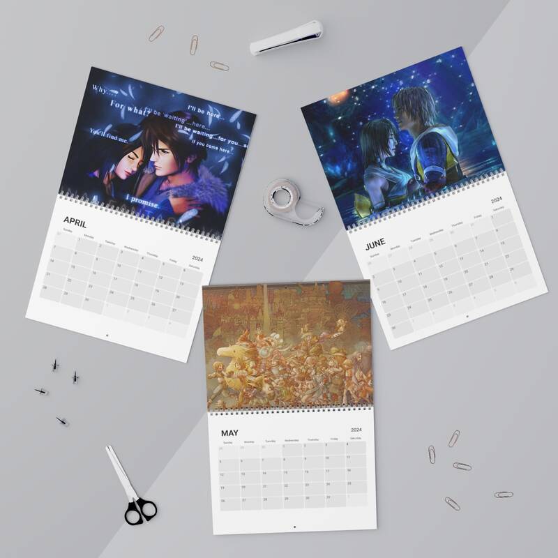 Final Fantasy Franchise Wall Calendar 2024