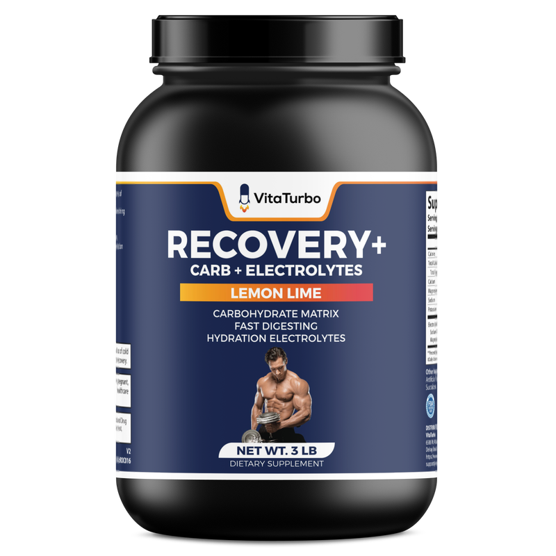 Recovery + Carb + Electrolytes (Lemon Lime) - 3 LBS - 34 Grams Per Serving