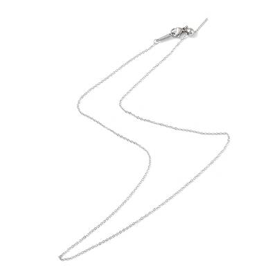Non-Tarnish 304 Stainless Steel Cable Chain Necklace for Men Women