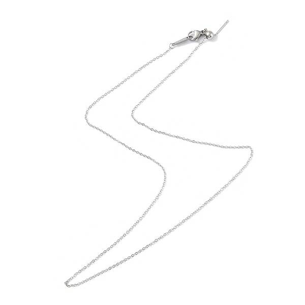 Non-Tarnish 304 Stainless Steel Cable Chain Necklace for Men Women