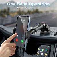 Adjustable Retractable Dashboard Bracket Navigation Drop-down Automatic Lock Car Mobile Phone Bracket Dashboard  Navigation P...