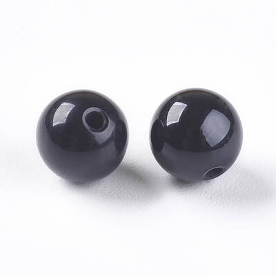 Natural Black Onyx Beads