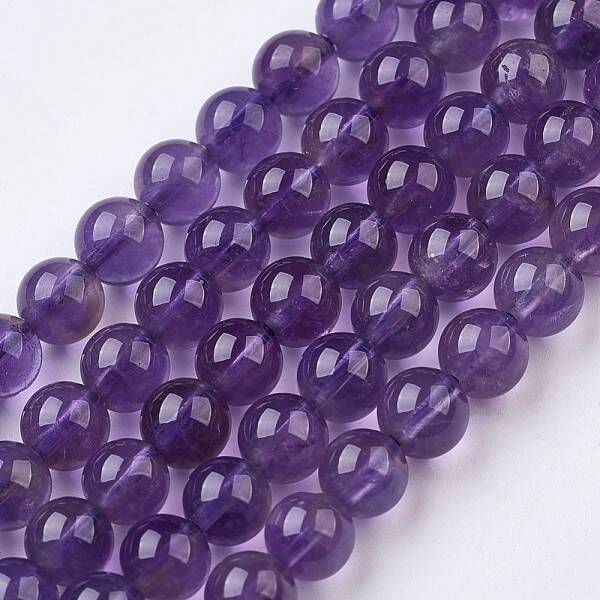 Natural Amethyst Bead Strands