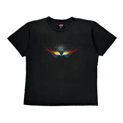 Pompano Beach Florida Harley Davidson Graphic T-Shirt - XL Black Cotton