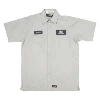 WRANGLER Mens Worker Shirt Grey M