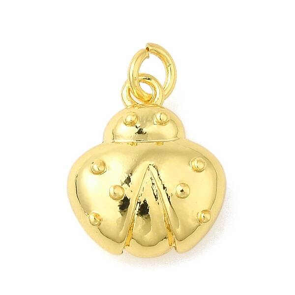Beetle Rack Plating Brass Pendants Charms