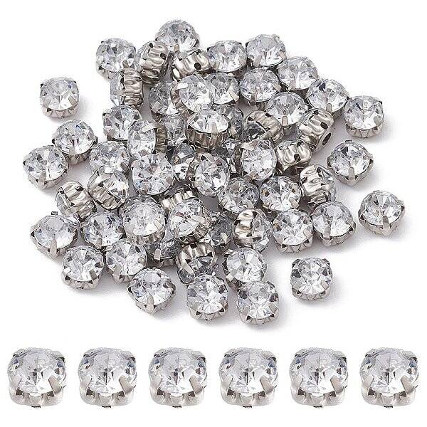 Square Sew on Rhinestone