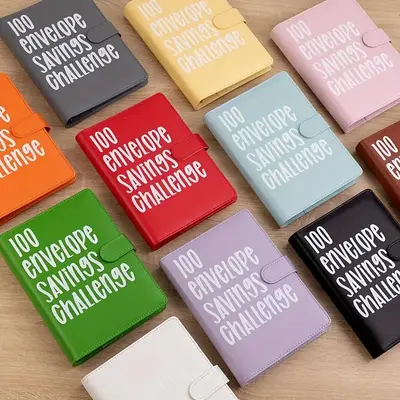 100 Envelope Challenge Binder, Money Saving Challenge Book - Easy & Fun Way to Save $5,050, Envelopes Money Saving Challenge ...