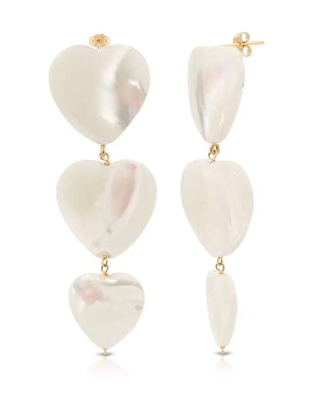 Lots of Love Earrings | Metal Color: Gold