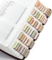 75 Boho Bible Tabs - Laminated Bible Book Index Tabs for Study | Easy Labels for Women & Men | Aesthetic Accessories Old Test...