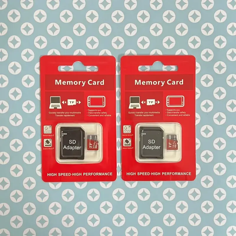 2 Unit x 1 TB SD Micro TF Memory Card with Adapter, Universal Memory Card Compatible with Tablets, Smartphones, Drone, Camera...