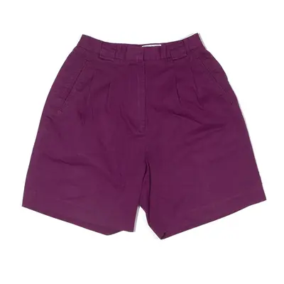 IZOD CLUB Shorts Purple 90s Regular Casual Womens XS W26