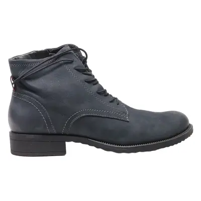 TAMARIS Lace-Up Boots Black Leather Mens UK 8