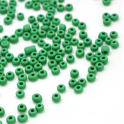 Frosted Opaque Glass Seed Beads