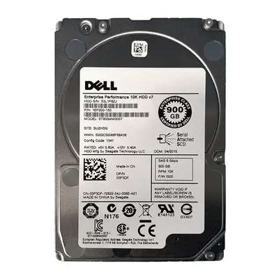 3P3DF Dell 900GB 6Gb/s SAS 10000 2.5-Inch Hard Drive