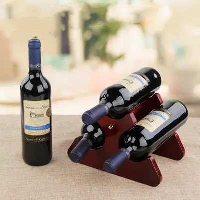 Wooden Wine Rack Decoration European Creative Wine Rack Wine Glass Rack | style: D