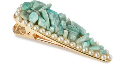 Crystallove Amazonite Clip Hair Clip