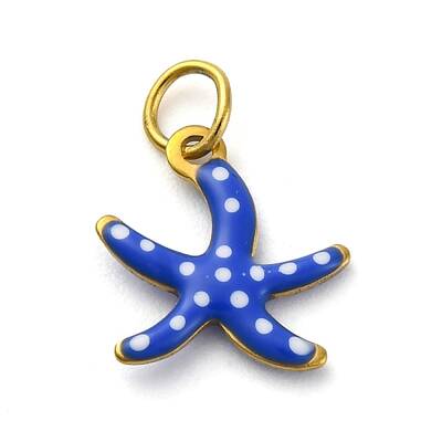 304 Stainless Steel Enamel Charms