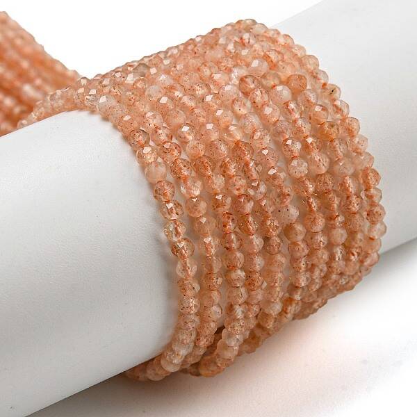 Natural Sunstone Beads Strands