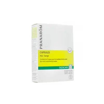 Pranarom Oléocapsule Naso E Gola 30 capsule