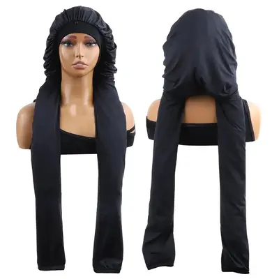 YGwigs Pantyhose Bonnet for Sleeping –2 in 1 Long Hair & Braids Protection & UV Shield, Breathable & Water-Resistant