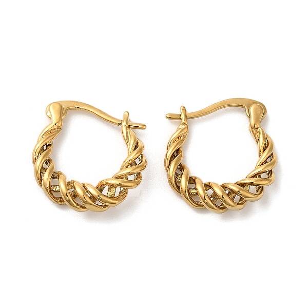 Brass Hoop Earrings
