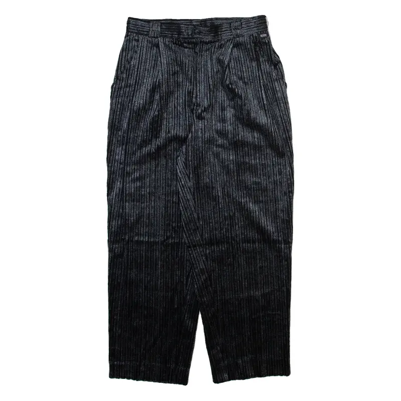 BERRI Mens Corduroy Trousers Grey Regular Tapered Viscose W30 L26