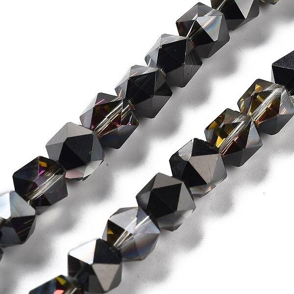Electroplate Glass Beads Strands
