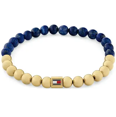 Tommy Hilfiger Bracciale Di Perline Con Perle Semipreziose Di Lapislazzuli 2780963